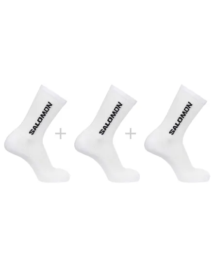 3 Paires de chaussettes Unisexe SOCKS EVERYDAY CREW 3-PACK Blanc