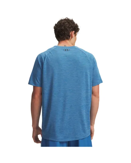 T-shirt Homme UA TECH TEXTURED SS Bleu