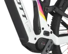 VTT électrique tout suspendu Unisexe PATRON 900 Blanc Cumulus/Noir Carbone