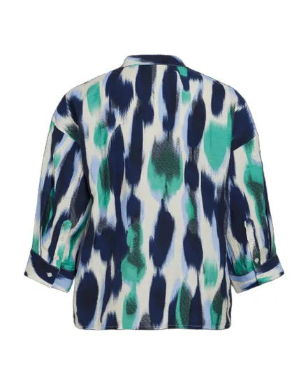 Chemisier Femme VIRANO ART 3/4 SHIRT/C29/1 Écru à motifs