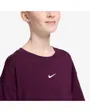 T-shirt Fille G NSW TEE BOXY ESSNTL LBR Bordeaux