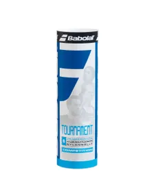 6 Volants nylon Unisexe TOURNAMENT Blanc