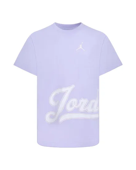 Tee-shirt Fille JORDAN WRAP AROUND SS TEE Violet