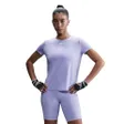 T-shirt Femme W NK ONE CLASSIC DF SS TOP WT Violet