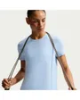 T-shirt Femme W NK ONE CLASSIC DF SS TOP Bleu