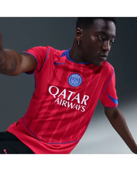 Maillot de football Homme PSG M NK DF JSY SS STAD 3R Rouge