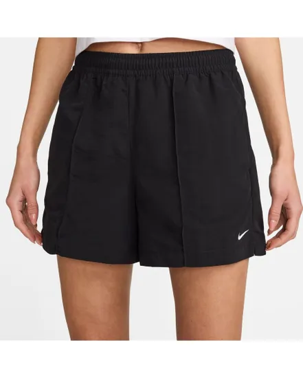 Short Femme W NSW ESSNTL MR 5IN WVN SHRT Noir