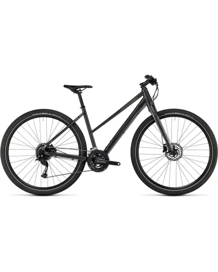 Vélo urbain/trekking Femme HYDE Graphite/Noir