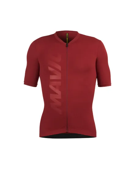 Maillot manches courtes Homme AKSIUM Rouge Grenat