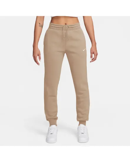 Pantalon de survetement Femme W NSW PHNX FLC MR PANT STD Beige