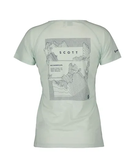 T-shirt manches courtes Femme DEFINED DRI Vert clair