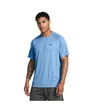 T-shirt MC Homme UA TECH TEXTURED SS Bleu