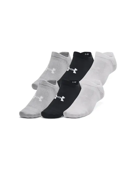 Lot de 3 paires de chaussettes UA ESSENTIAL NO SHOW 6PK Multicolore