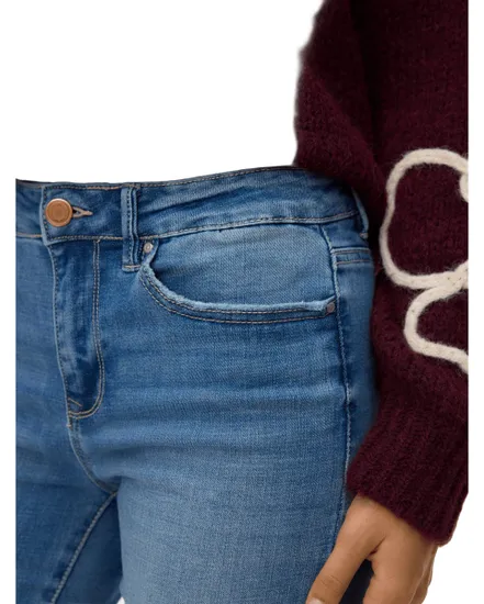 Jean Femme VMFLASH MR Straight Jeans