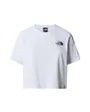 T-shirt Femme W SIMPLE DOME CROPPED SLIM TEE Blanc
