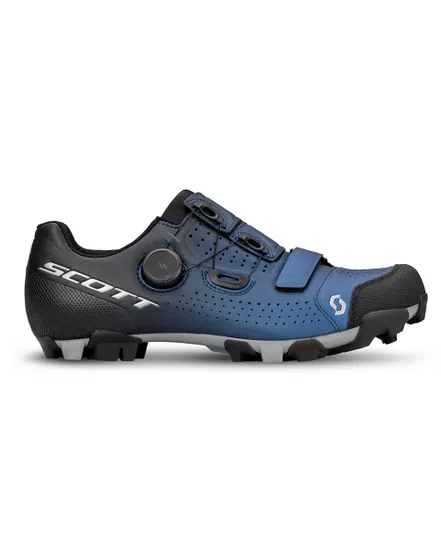 Chaussures VTT Unisexe MTB TEAM BOA® Noir/Bleu