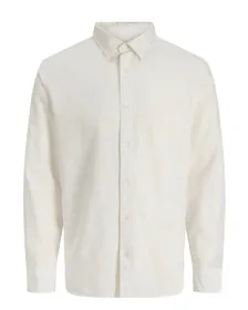 Chemise Homme JJEBREEZE Linen Blend Shirt L/S SN
