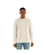 Pull Homme TJM Badge Cable Knit Sweater