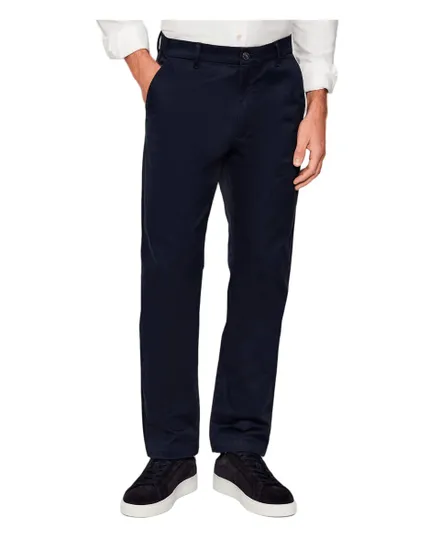 Pantalon chino Homme SLIM REFINED COTTON STRETCH TROU Saphir Foncé