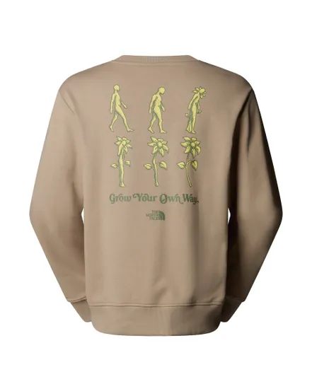 Sweat Homme M CONNECT RELAXED CREW SWEATSHIRT Beige