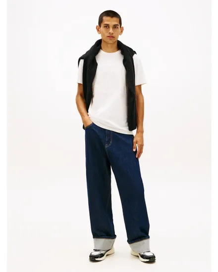 T-shirt Homme REG TONAL FLAG S Écru