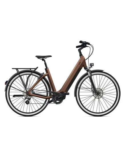 Vélo électrique urbain Unisexe ISWAN 6 iP432 T50/M Marron Châtaigne