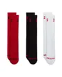 3 paires de chaussettes Unisexe U J ESSENTIAL CREW rouge, noir et blanc