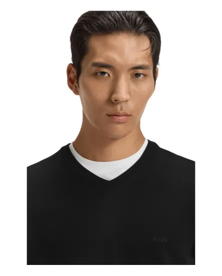 Pull col V Homme BARAM-L Noir