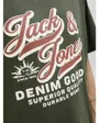 T-shirt Homme JJELOGO TEE SS O-NECK 2 COL AW25 SN Vert