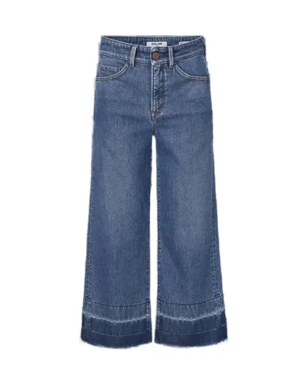 Jean Femme FAITH STRAIGHT W/ RIPPED HEM Bleu