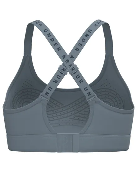 Brassière de sport Femme UA INFINITY MID COVERED Gris