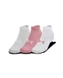 Lot de 3 paires de Socquettes Unisexe UA ESSENTIAL LOW CUT 3PK Rose