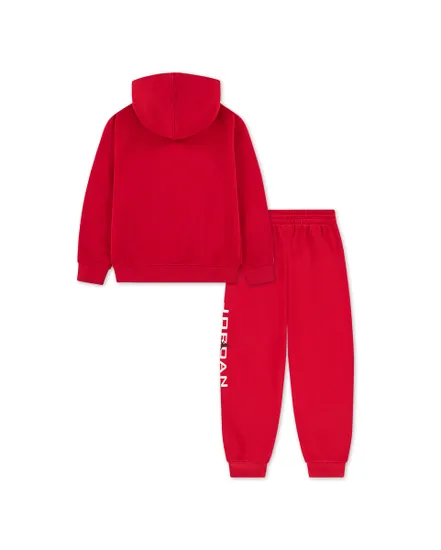 Ensemble de survetement Jeune enfant JDB MJ STRETCH HBR FLC SET Rouge