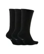 Chaussettes de basketball Unisexe U NK CREW EVERYDAY BBALL 3PR Noir