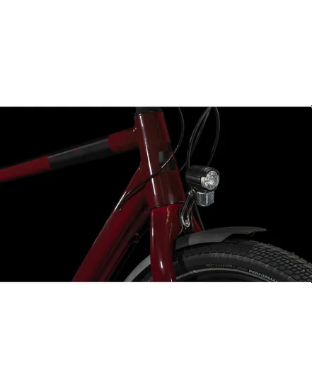 Vélo trekking Homme TRAVEL Rouge