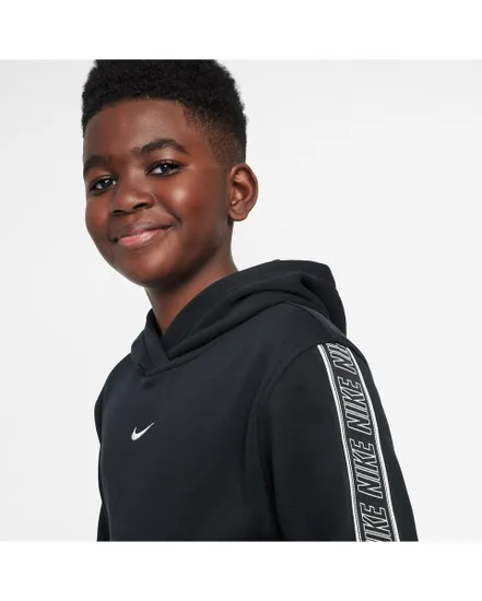 Sweat à capuche Enfant plus agé K NSW CLUB+ FLC HDY Noir