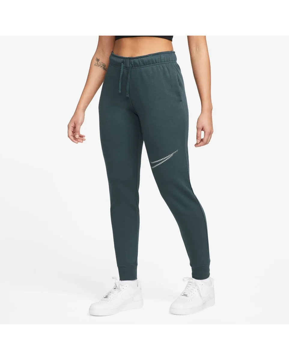 Jogging Femme - Nike Gym Vintage - Taille élastique - 2 poches - Gris