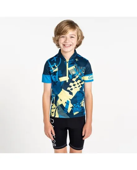 T-shirt zip Enfant SPEEDUPIIIJERSEY Bleu