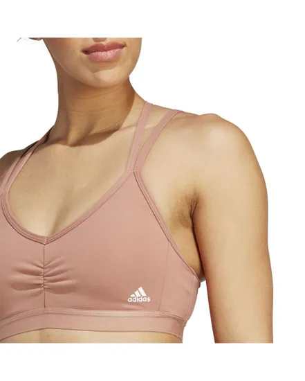 Brassiere de sport Femme YO ESS LS BRA Rose