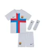 Ensemble football Enfant FCB I NK DF KIT 3R Blanc