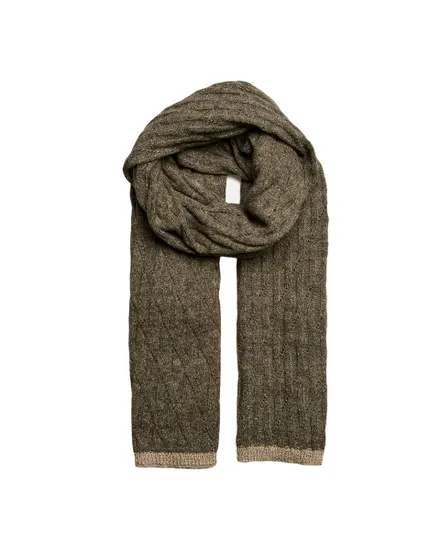 Écharpe Femme Longue Câblée Lurex