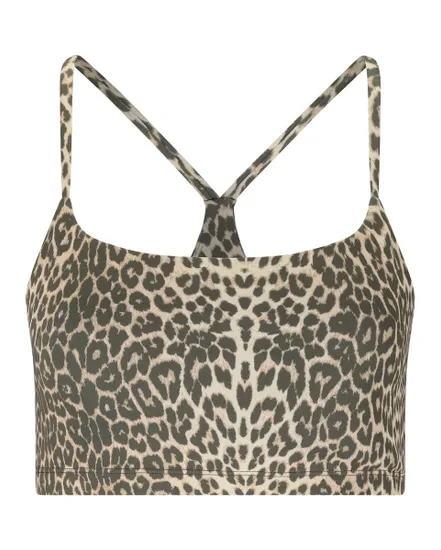Brassière Femme WINDIA V2 W PRINTED SPORTS BRA Marron