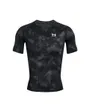 T-shirt Homme UA HG ARMOUR PRINTED SS Noir