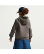 Sweat zip à capuche Garçon K NSW CLUB FLC HD FZ LS LBR Marron