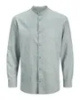 Chemise Homme Lin Blend Col Mandarin