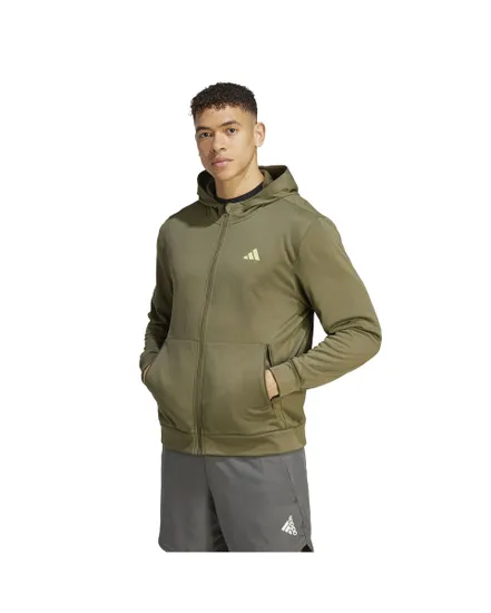 Veste zip à capuche manches courtes Homme TR-ES+ FZ JA Vert