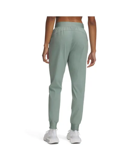Pantalon de survetement Femme UA RIVAL HI RISE WOVEN PANT Vert