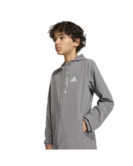 Veste zip à capuche Enfant B WV TT Gris