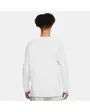 T-shirt manches longues Homme M NSW CLUB TEE - LS Blanc