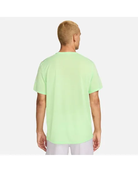 T-shirt Homme M NK DF MILER BREATHE SS Vert